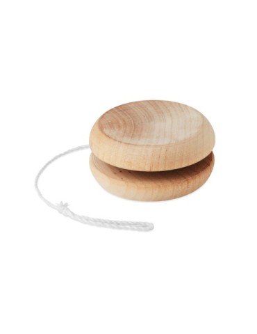 Yo-yo en bois personnalisé - NATUS Matières : bois Couleurs : bois cadeau entreprise pas cher