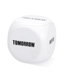 Balle anti-stress personnalisée - RELICUP Matières : PU Couleurs : blanc