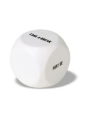 Balle anti-stress personnalisée - RELICUP Matières : PU Couleurs : blanc personnalisable avec votre logo