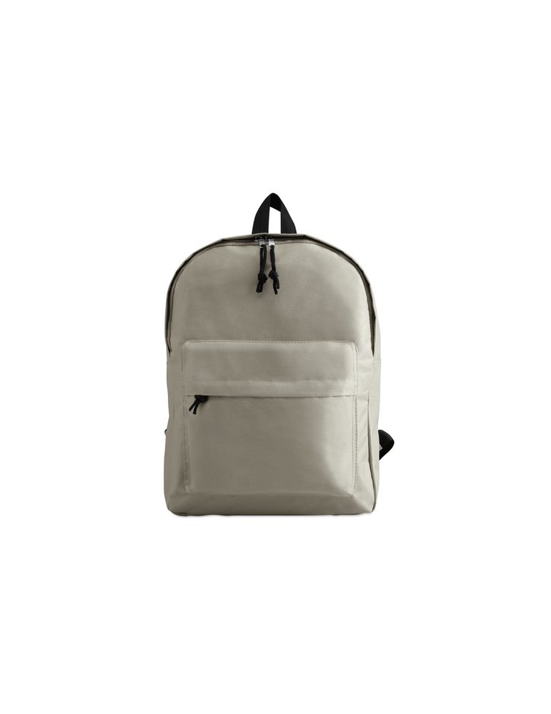Sac à dos personnalisé en polyester idéal pour vos loisirs - BAPAL Matières : PET Couleurs : gris