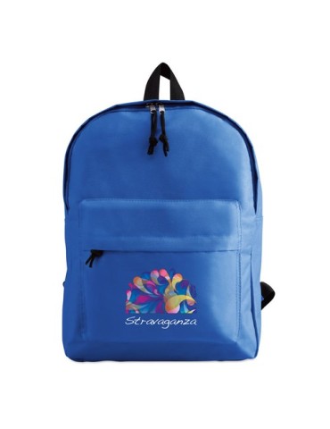 Sac à dos personnalisé en polyester idéal pour vos loisirs - BAPAL Matières : PET Couleurs : bleu royal goodies personnalisé en 