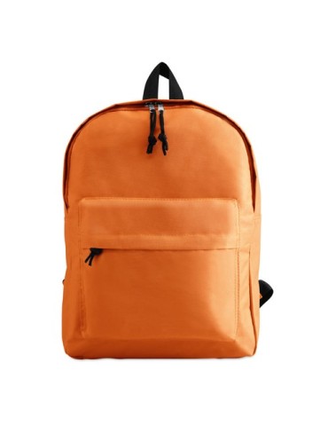 Sac à dos personnalisé en polyester idéal pour vos loisirs - BAPAL Matières : PET Couleurs : orange cadeau collaborateur premium