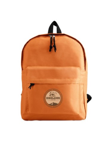 Sac à dos personnalisé en polyester idéal pour vos loisirs - BAPAL Matières : PET Couleurs : orange objet promo petit budget