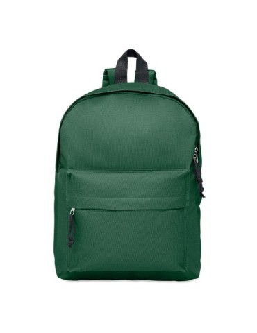 Sac à dos personnalisé en polyester idéal pour vos loisirs - BAPAL Matières : PET Couleurs : vert foncé personnalisable avec vot