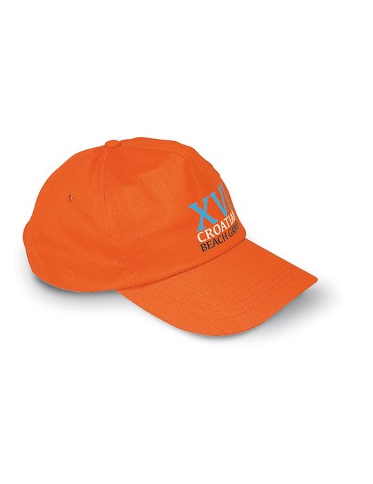 Casquette base-ball en coton personnalisée - GLOP CAP Matières : coton Couleurs : orange accessoire événementiel unique