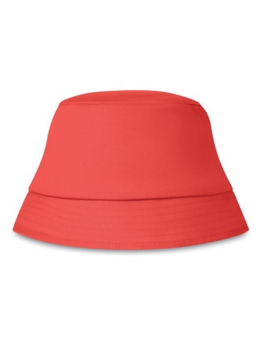 Chapeau publicitaire en coton 160 gr/m² BILGOLA pas cher marquage laser ultra précis