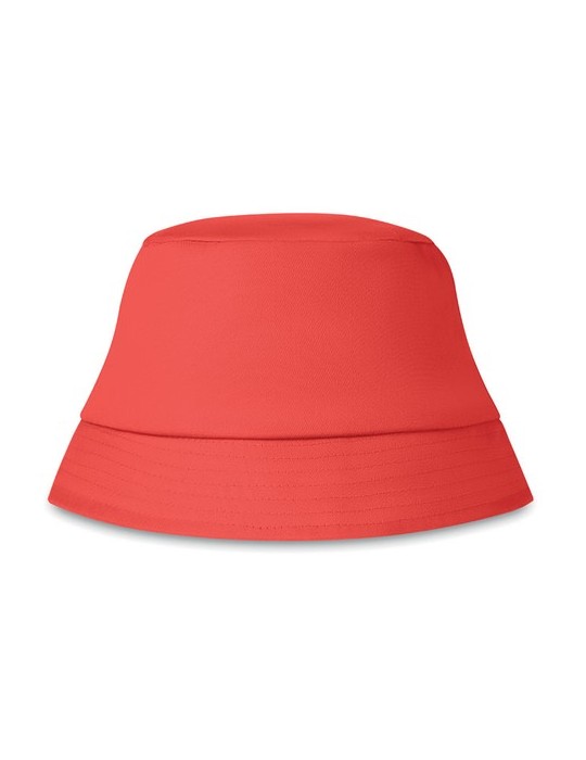 Chapeau publicitaire en coton 160 gr/m² BILGOLA pas cher marquage laser ultra précis