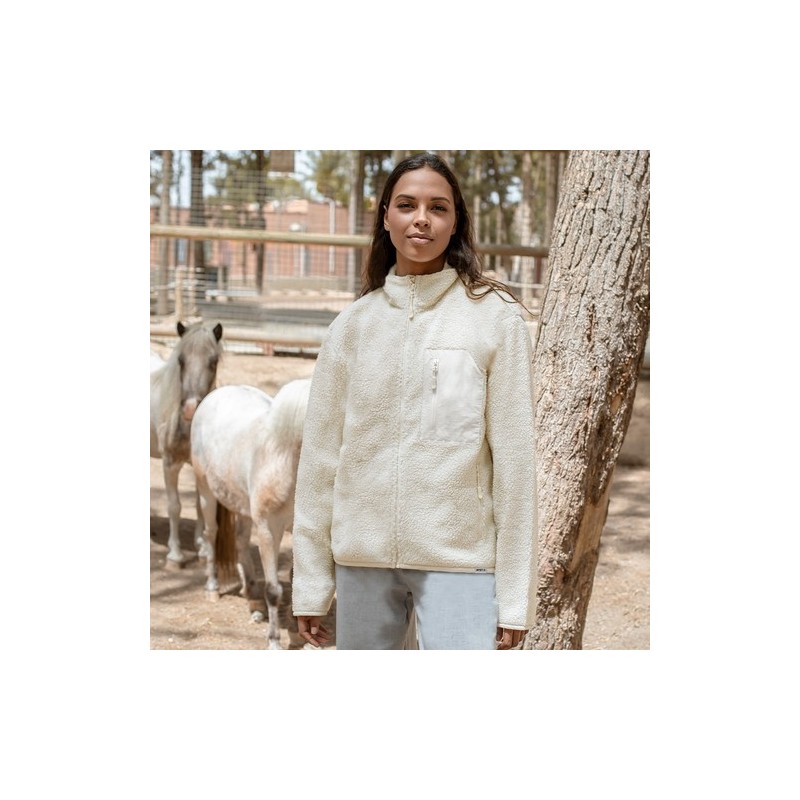 Veste de Sport Éco-responsable Personnalisée pas cher - Killian Matières : polaire Taille textile : XL Couleurs : naturel goodie