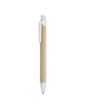 Stylo bille  en PLA maïs/papier - Cartoon Matières : PLA Couleurs : blanc livraison express 24h 48h