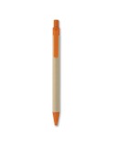 Stylo bille  en PLA maïs/papier - Cartoon Matières : PLA Couleurs : orange cadeau entreprise pas cher