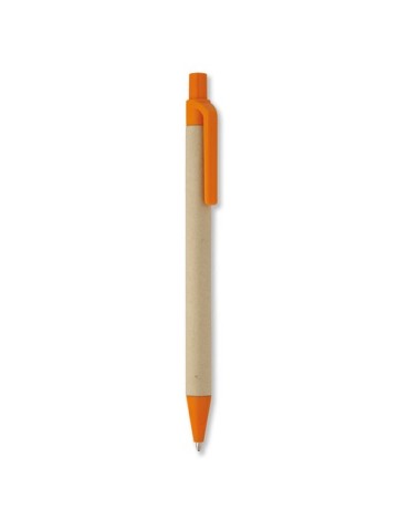 Stylo bille  en PLA maïs/papier - Cartoon Matières : PLA Couleurs : orange cadeau collaborateur premium
