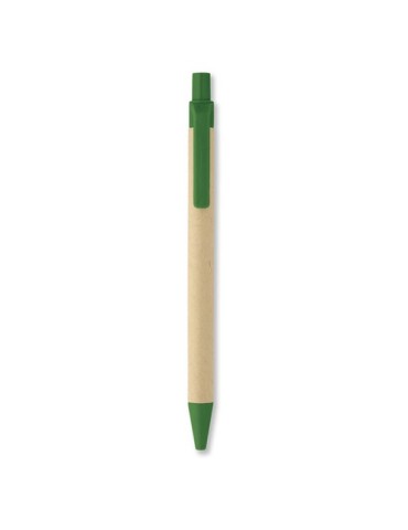 Stylo bille  en PLA maïs/papier - Cartoon Matières : PLA Couleurs : vert citron personnalisable avec votre logo