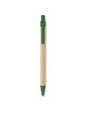 Stylo bille  en PLA maïs/papier - Cartoon Matières : PLA Couleurs : vert citron personnalisable avec votre logo