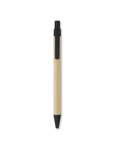 Stylo bille  en PLA maïs/papier - Cartoon Matières : PLA Couleurs : noir marquage laser ultra précis