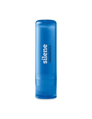 Crème pour les Lèvres Hydratante SPF10 Personnalisée GLOSS Matières : cire Couleurs : bleu transparent cadeau client original