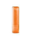 Crème pour les Lèvres Hydratante SPF10 Personnalisée GLOSS Matières : cire Couleurs : orange transparent marquage laser ultra pr