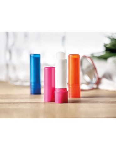 Crème pour les Lèvres Hydratante SPF10 Personnalisée GLOSS Matières : cire Couleurs : fuchsia impression logo haute qualité