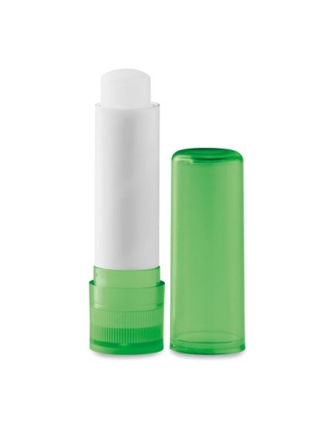 Crème pour les Lèvres Hydratante SPF10 Personnalisée GLOSS Matières : cire Couleurs : vert citron transparent goodies personnali