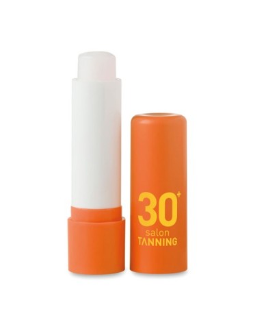 Crème pour les Lèvres Hydratante SPF10 Personnalisée GLOSS Matières : cire Couleurs : orange goodies personnalisé en stock
