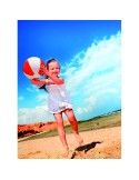 Balle Gonflable de Plage Personnalisée et Économique - PLAYTIME Matières : PVC Couleurs : rouge livraison express 24h 48h