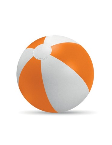 Balle Gonflable de Plage Personnalisée et Économique - PLAYTIME Matières : PVC Couleurs : orange marquage laser ultra précis