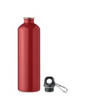 Bouteille monocouche personnalisée 750ml  REBIG MOSS Couleurs : rouge Matières : acier inoxydable recyclé marquage couleur éclat