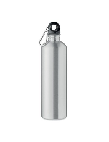 Bouteille monocouche personnalisée 750ml  REBIG MOSS Couleurs : argenté mat Matières : acier inoxydable recyclé personnalisable 