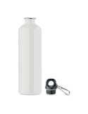 Bouteille monocouche personnalisée 750ml  REBIG MOSS Couleurs : blanc Matières : acier inoxydable recyclé personnalisation sur m