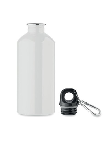 Bouteille monocouche  500ml personnalisée REMID MOSS Matières : acier inoxydable Couleurs : blanc personnalisable avec votre log