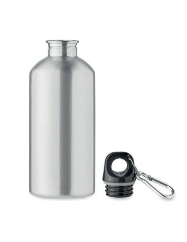 Bouteille monocouche  500ml personnalisée REMID MOSS Matières : acier inoxydable Couleurs : argenté mat cadeau client original