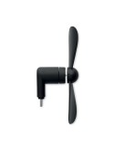 Ventilateur USB portable personnalisé - PHAN, confort au bureau pas cher Matières : TPE Couleurs : noir livraison express 24h 48