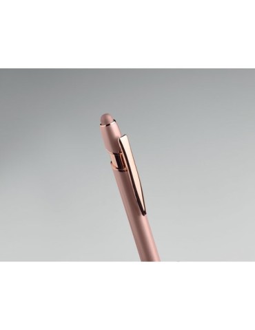 Stylo  en aluminium recyclé - SCRIBBLE Matières : aluminium recyclé  Couleurs : beige personnalisation sur mesure