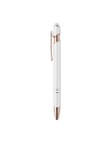 Stylo  en aluminium recyclé - SCRIBBLE Matières : aluminium recyclé  Couleurs : blanc objet promotionnel éco-responsable