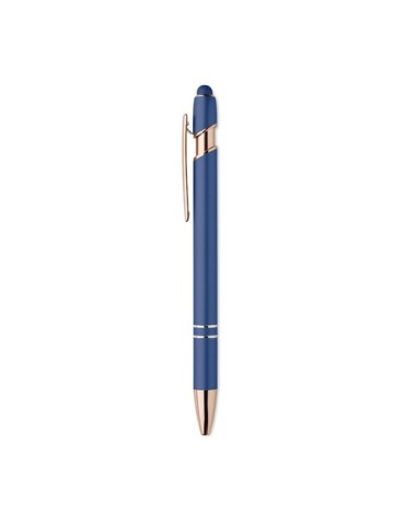 Stylo  en aluminium recyclé - SCRIBBLE Matières : aluminium recyclé  Couleurs : bleu marquage laser ultra précis