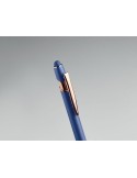 Stylo  en aluminium recyclé - SCRIBBLE Matières : aluminium recyclé  Couleurs : bleu cadeau affaires élégant