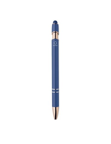 Stylo  en aluminium recyclé - SCRIBBLE Matières : aluminium recyclé  Couleurs : bleu goodies entreprise design