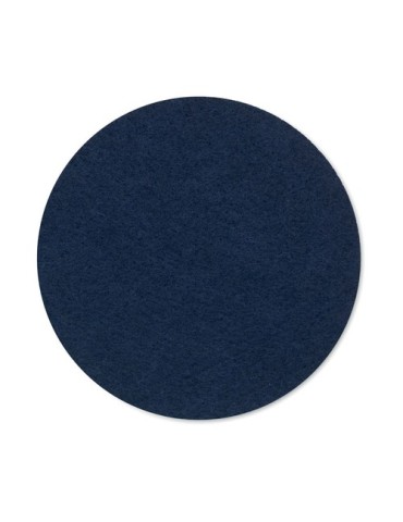 Sous-verre rond  en feutre RPET - FELTSTER Couleurs : bleu Matières : feutrine recyclée objet promotionnel éco-responsable