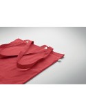 Sac shopping  en coton recyclé personnalisé - VIVEKA COLOUR Matières : coton recyclé Couleurs : rouge livraison express 24h 48h