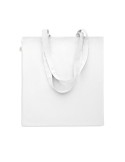 Sac shopping  en coton recyclé personnalisé - VIVEKA COLOUR Matières : coton recyclé Couleurs : blanc personnalisation sur mesur