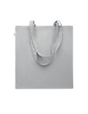 Sac shopping  en coton recyclé personnalisé - VIVEKA COLOUR Matières : coton recyclé Couleurs : gris impression logo haute quali