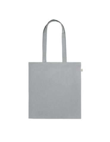 Sac shopping  en coton recyclé personnalisé - VIVEKA COLOUR Matières : coton recyclé Couleurs : gris goodies publicitaire durabl
