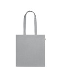 Sac shopping  en coton recyclé personnalisé - VIVEKA COLOUR Matières : coton recyclé Couleurs : gris goodies publicitaire durabl