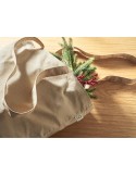 Sac shopping  en coton recyclé personnalisé - VIVEKA COLOUR Matières : coton recyclé Couleurs : kaki personnalisation sur mesure