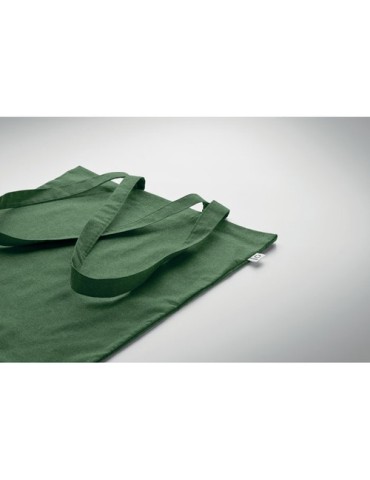 Sac shopping  en coton recyclé personnalisé - VIVEKA COLOUR Matières : coton recyclé Couleurs : vert foncé accessoire événementi