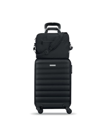 Sac de voyage personnalisé à main élégant et fonctionnel ONBAG Matières : PET recyclé Couleurs : noir goodies publicitaire événe