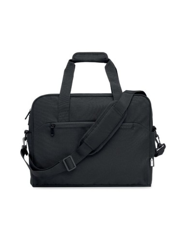 Sac de voyage personnalisé à main élégant et fonctionnel ONBAG Matières : PET recyclé Couleurs : noir impression haute définitio