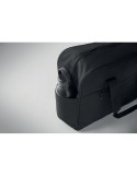 Sac de voyage personnalisé à main élégant et fonctionnel ONBAG Matières : PET recyclé Couleurs : noir marquage laser ultra préci