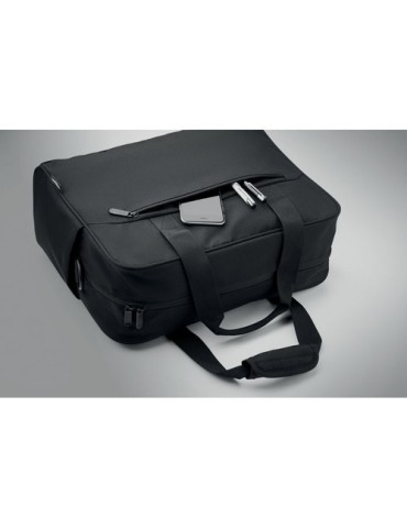 Sac de voyage personnalisé à main élégant et fonctionnel ONBAG Matières : PET recyclé Couleurs : noir livraison express 24h 48h