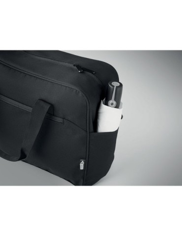 Sac de voyage personnalisé à main élégant et fonctionnel ONBAG Matières : PET recyclé Couleurs : noir cadeau collaborateur premi
