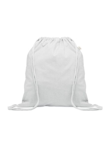 Sac  en coton recyclé de 140 gr/m² personnalisable CABETRI COLOUR Matières : coton recyclé Couleurs : blanc